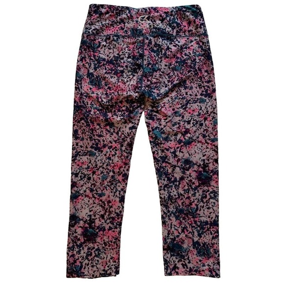 Calvin Klein Performance Women's Printed Crop Leggings Size MEDIUM - Picture 2 of 4